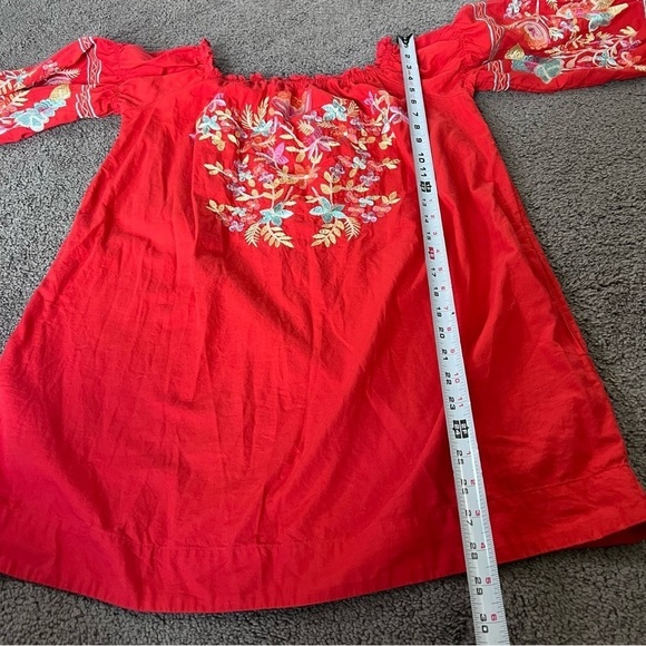 Free People Fleur Du Jour embroidered dress Small - Picture 12 of 13